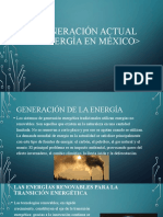 Generación energética renovable México