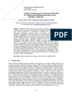 (2016) Development Strategy For Improving Local Economy Potential - A Case Study of Binong Jati Knitting Industrial Center, Bandung - Indonesia