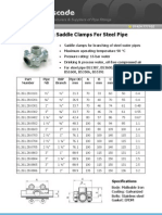 Cascade Bossed Saddle Steel Pipe