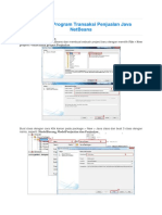 Membuat Program Penjualan Java NetBeans