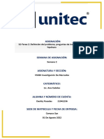 S2-Tarea 2 Definición Del Problema, Preguntas de Investigación e Hipótesis