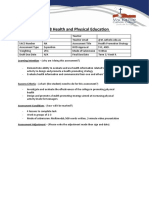8hpe Health Promotion Assessment - Cover Sheet and Task