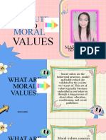 Absolute and Moral Values
