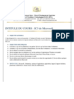 1.  Cours d'IC3 2022-2023