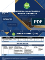 TOR 2 - Auditor Halal (Update 9 Agustus 2022)