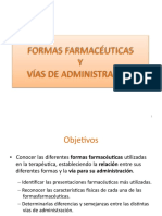 Formas Farmacéuticas y Vías de Administración