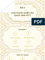 Agama Islam Kelompok 2 - Bab 6 (Iman Terhadap Qadha Dan Qadar)