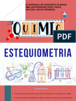 AULA DE QUIMÍCA - ESTEQUIOMETRIA