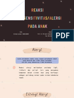 PPT Reaksi Hipersensitivitas atau Alergi pada Anak