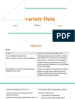 Bivariate Data AA SL