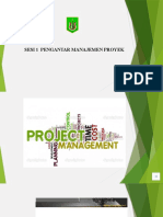 Sesi 1 Pengantar Manajemen Project