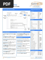 Google Docs Quick Reference