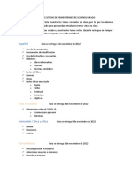 Guia de Estudio de Primer Trimestre Segundo Grado