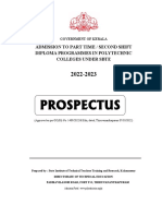 Prospectus Parttime Diploma 2022