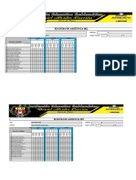 Control de Asistencia 4° 2022