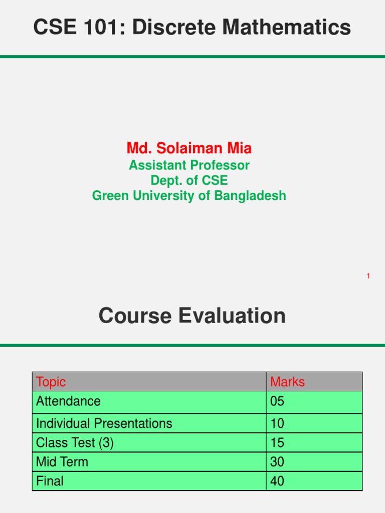 Lecture 1 2 download free pdf discrete mathematics logic