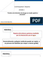 Clase Hidrólisis de Farmacos, Laboratorio Fisicoquímica