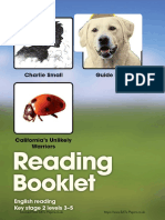 ks2 English 2015 Reading Booklet