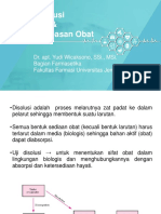 Disolusi Dan Pelepasan Obat