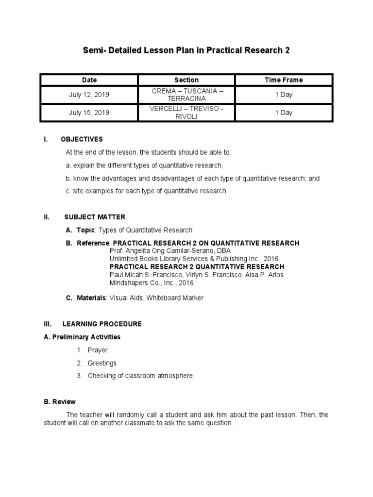 Types of Quantitative Research PDF Experiment Statistics