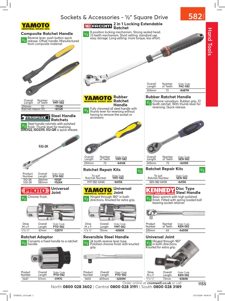 Hand Tools (Socket) | PDF | Manufactured Goods | Equipment