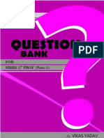 Question Bank For 3rd Profs Part 1 P