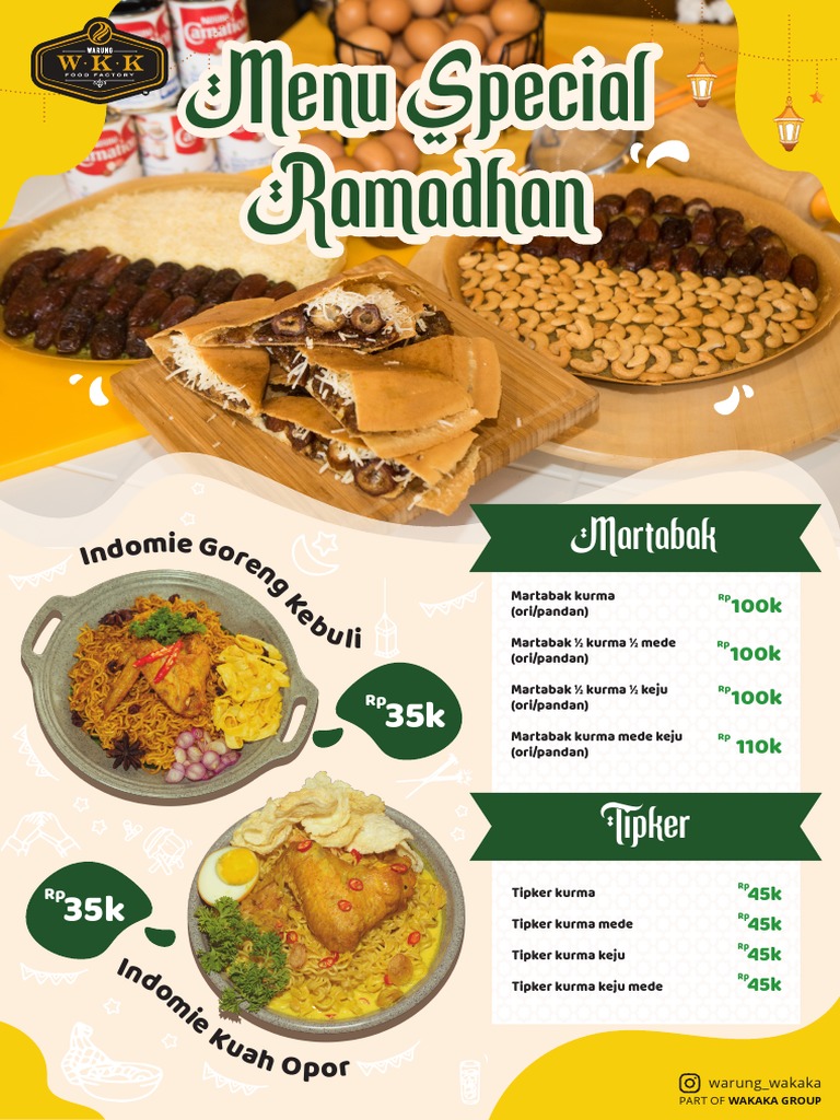 Menu Special Ramadhan A3 | PDF