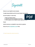 Agency Agreement Template