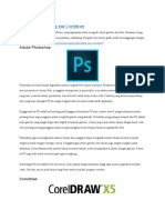 Perbedaan Photoshop Dan Coreldraw