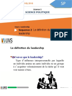 Leadership - Séquence 2