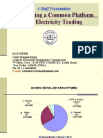 Developing a Common Platform for Electricity Trading