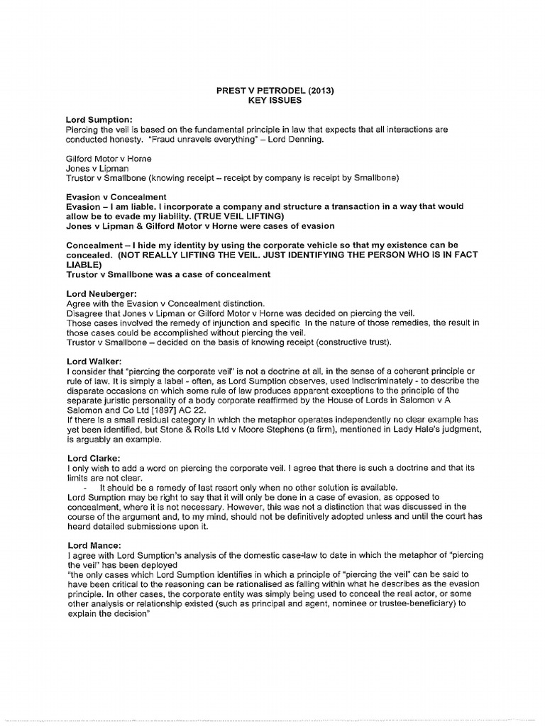 Prest V Petrodel PDF