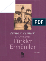0307 Turkler Ve Ermeniler 1915 Ve Sonrasi - Taner Timur 2000 145