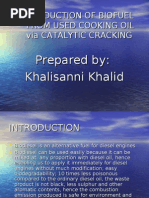 Download a production of biofuel via catalytic cracking - by khalisanni by khalisanni SN6057014 doc pdf