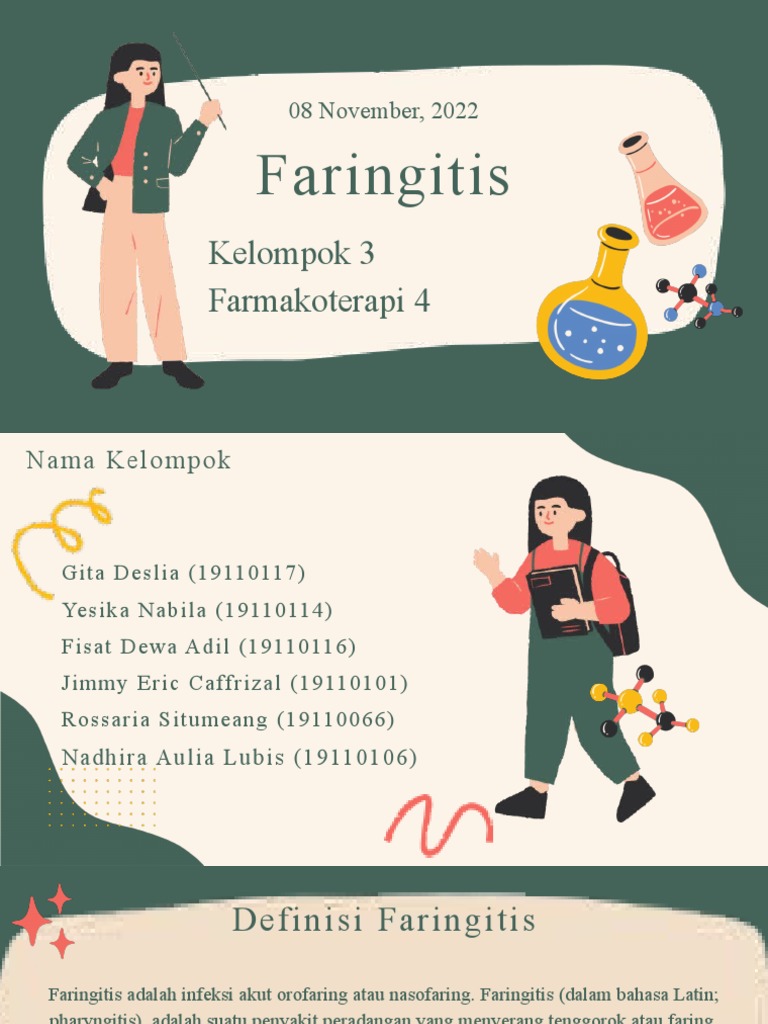 Faringitis Kel 3 - Farmakoterapi 4 | PDF