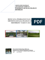 RPJM Kalurahan Sidorejo Godean Tahun 2021-2026