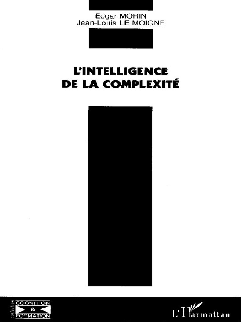 1l'intelligence de La Complexité Edgar Morin, Jean Louis Le Moigne