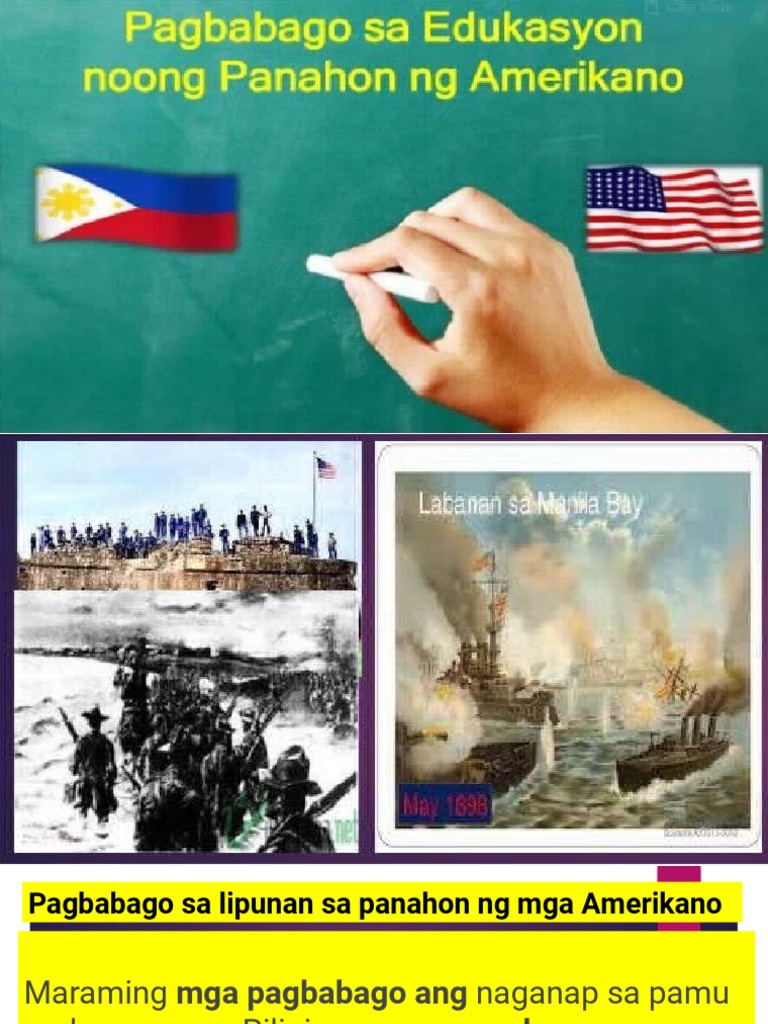Pagbabago Sa Edukasyon Sa Panahon NG Mga Amerikano | PDF