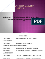 Operations MGMT Lecture Note (Chapter 1) MLT