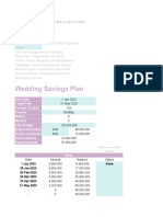 Wedding Savings Plan