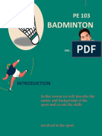 Badminton Intro