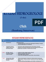 Hidrogeologi 1