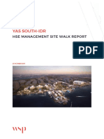 YSD P02 0208 HS WSP RP 00058 HSE Management Site Walk Report No. 004