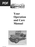 Download Jeep CJ-2A Willys Operation and Care Manual by Osman Reidovi SN60571904 doc pdf