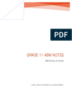 ABM NOTES: Accounting Definitions