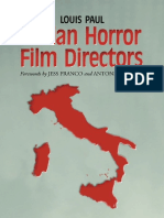 Italian Horror Film Directors - Louis Paul