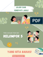 MENEPATI JANJI DAN BERSIFAT JUJUR