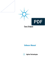 Espectrômetro de fluorescência-Varian-Eclipse-Software Manual