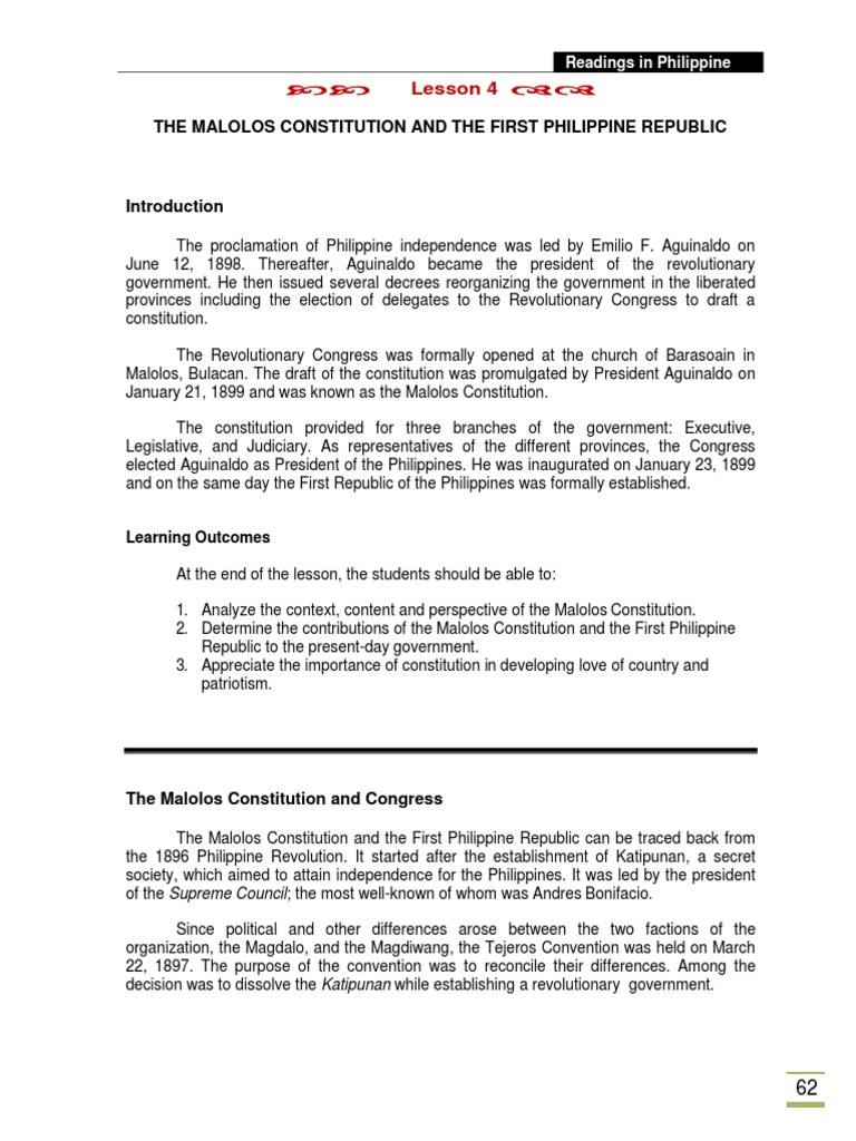 RIPH Unit 2 (L4 - L6) 2nd Sem | PDF | Philippines