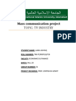 TV Industry Word Document Laiba Ashfaq .......